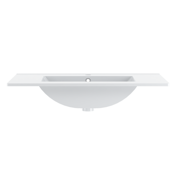 ARICA-80 - Umywalka Meblowa Ceramiczna Biały Połysk