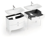 Oristo Umywalka meblowa 82 cm LOUIS biała